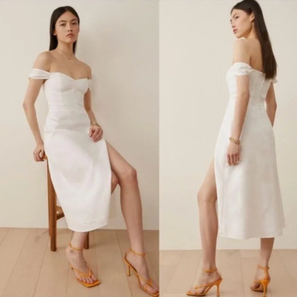 Reformation Bridgeton Linen Dress